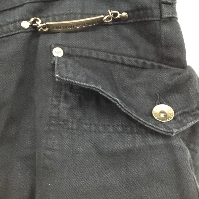 エンポリオアルマーニ EMPORIO ARMANI パンツ ショートパンツ ショートパンツ ハーフパンツ カジュアルパンツ デニムパンツ カーゴパンツ 無地 紺 / ネイビー /  メンズ USED 古着 中古 10110040