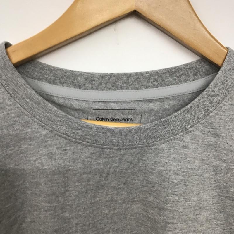 カルバン・クライン Calvin Klein Tシャツ 半袖 L 無地 灰 / グレー /  レディース USED 古着 中古 10140649