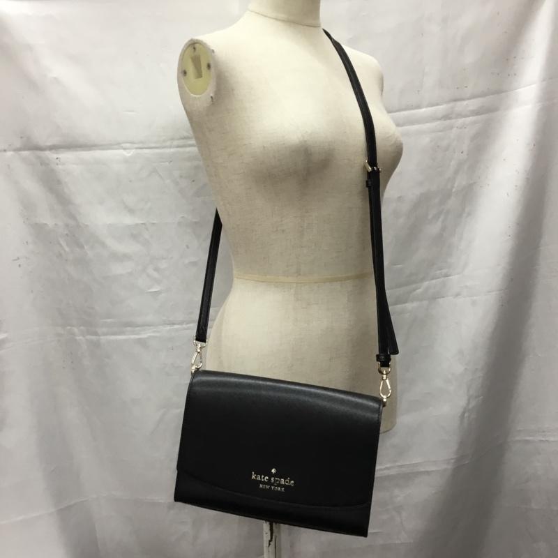 ケイトスペード Kate Spade ショルダーバッグ ショルダーバッグ WKR00119 2WAY チェーン ロゴ、文字 黒 / ブラック /  レディース USED 古着 中古 10106341