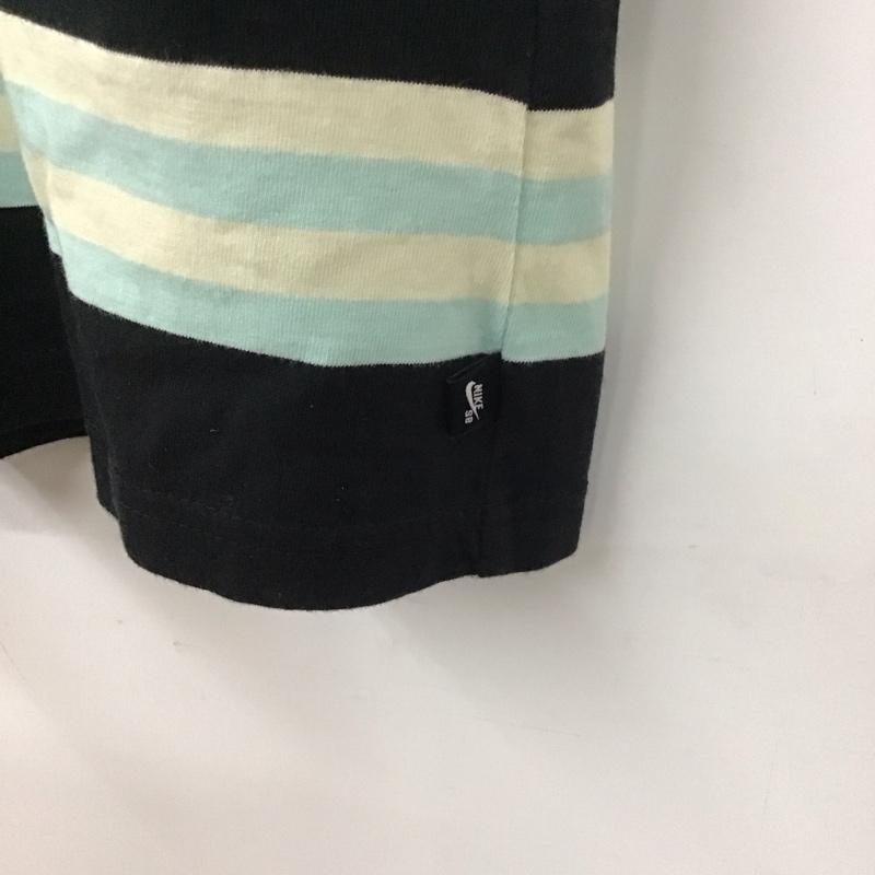 ナイキ NIKE Tシャツ 半袖 半袖カットソー プリントTシャツ クルーネックカットソー XL ボーダー柄 マルチカラー / マルチカラー /  メンズ USED 古着 中古 10129042