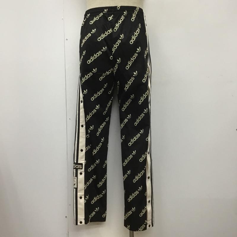 アディダスオリジナルス adidas originals ボトムス ボトムス hm4883 AdibreakMonogramTrackPants ワイドパンツ ジャージ ロゴ、文字 白 / ホワイト / X 黒 / ブラック /  レディース USED 古着 中古 10105823
