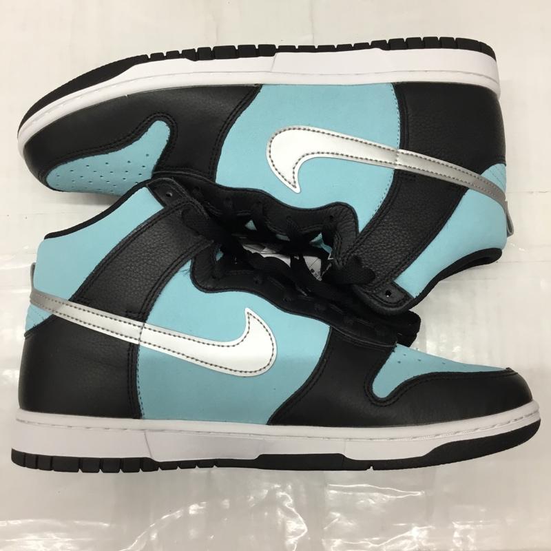 ナイキ NIKE スニーカー スニーカー DJ7023-991 DUNK HIGH BY YOU 27.5cm 箱有 27.5cm ロゴ、文字 黒 / ブラック / X 水色 / ライトブルー /  メンズ USED 古着 中古 10111965