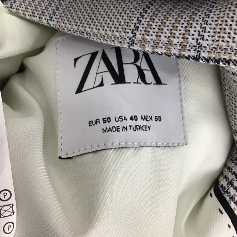 ザラ ZARA ジャケット、上着 ジャケット、ブレザー カジュアルジャケット アウター カラージャケット チェック マルチカラー / マルチカラー /  メンズ USED 古着 中古 10129289