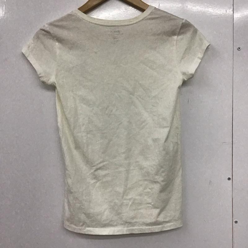 ポロラルフローレン POLO RALPH LAUREN Tシャツ 半袖 Vネック コットン XS ワンポイント 白 / ホワイト /  レディース USED 古着 中古 10146373
