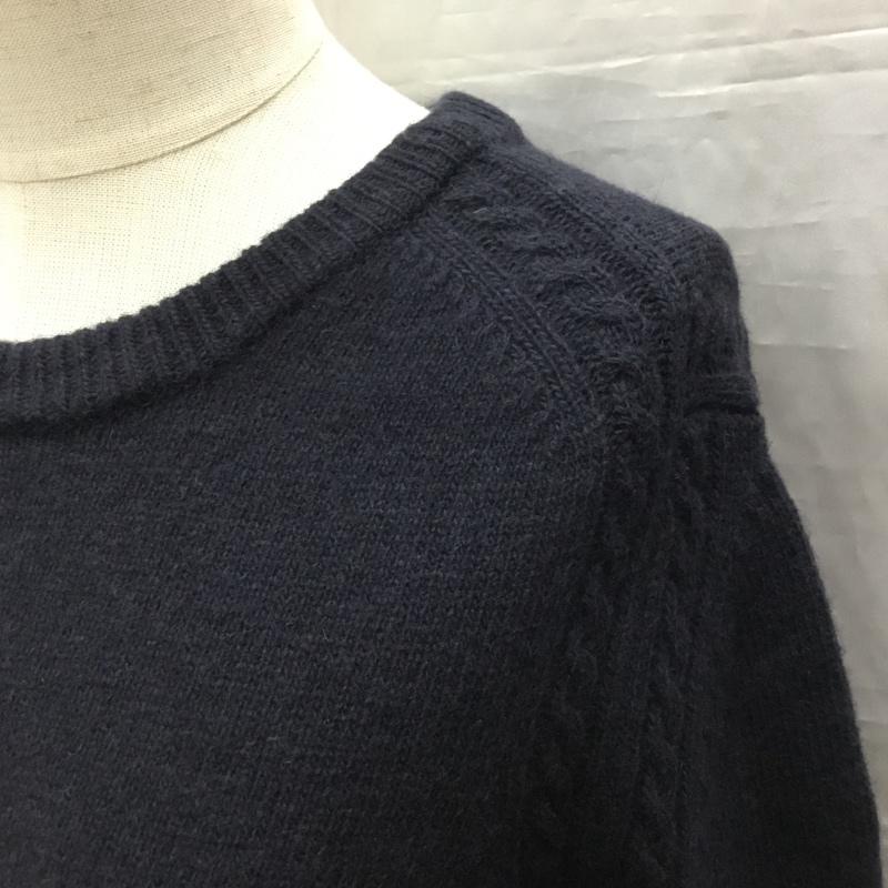 マークバイマークジェイコブス MARC by MARC JACOBS ニット、セーター 長袖 M4003190 ウール S 無地 紺 / ネイビー /  レディース USED 古着 中古 10118040