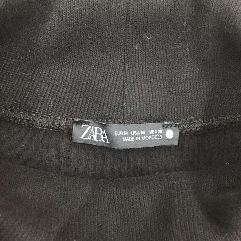 ザラ ZARA ニット、セーター 長袖 0264 430 800 ハイネック タートルネック M 無地 黒 / ブラック /  レディース USED 古着 中古 10118405
