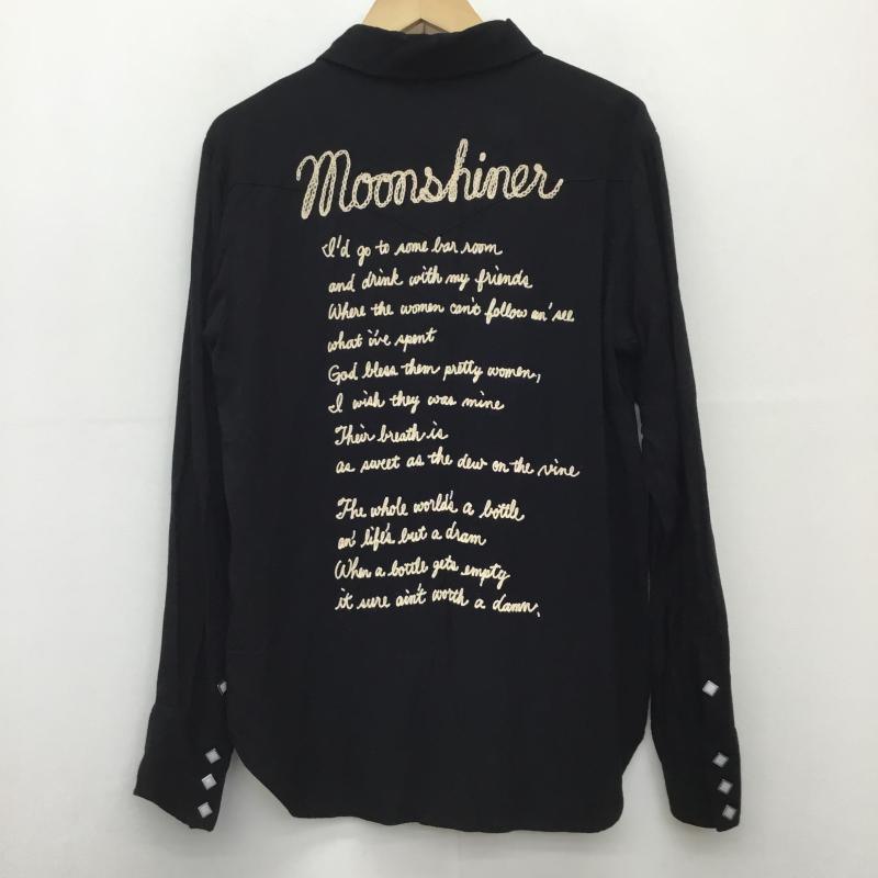 ワコマリア WACKO MARIA シャツ、ブラウス 長袖 S ロゴ、文字 黒 / ブラック /  メンズ USED 古着 中古 10110368