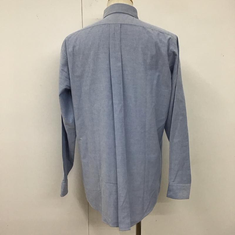 エルエルビーン L.L.Bean シャツ、ブラウス 長袖 長袖シャツ カラーシャツ ポケットシャツ 長袖カットソー ボタンダウンシャツ 90s oxford 無地 水色 / ライトブルー /  メンズ USED 古着 中古 10119912