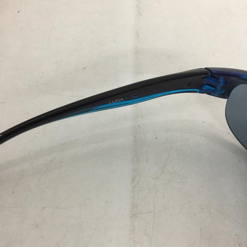 スワンズ Swans めがね・サングラス サングラス LN-0067 LUNA ULTRA LENS for GOLFモデル スポーツサングラス 箱有 ロゴ、文字 黒 / ブラック / X 青 / ブルー /  メンズ USED 古着 中古 10141097