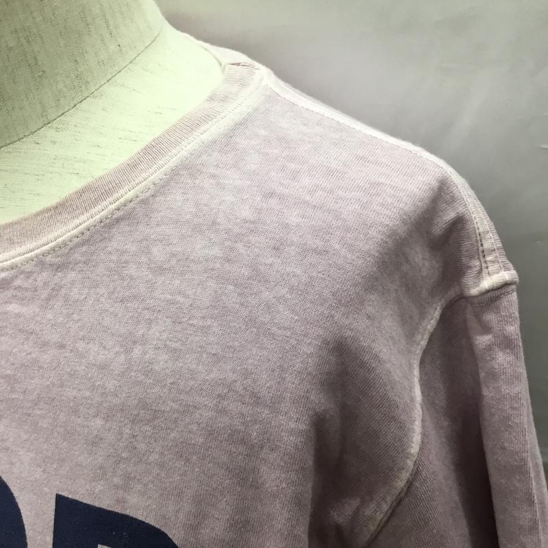 グッドオン Good On Tシャツ 半袖 半袖カットソー プリントTシャツ クルーネックカットソー L ロゴ、文字 紫 / パープル /  メンズ USED 古着 中古 10116018