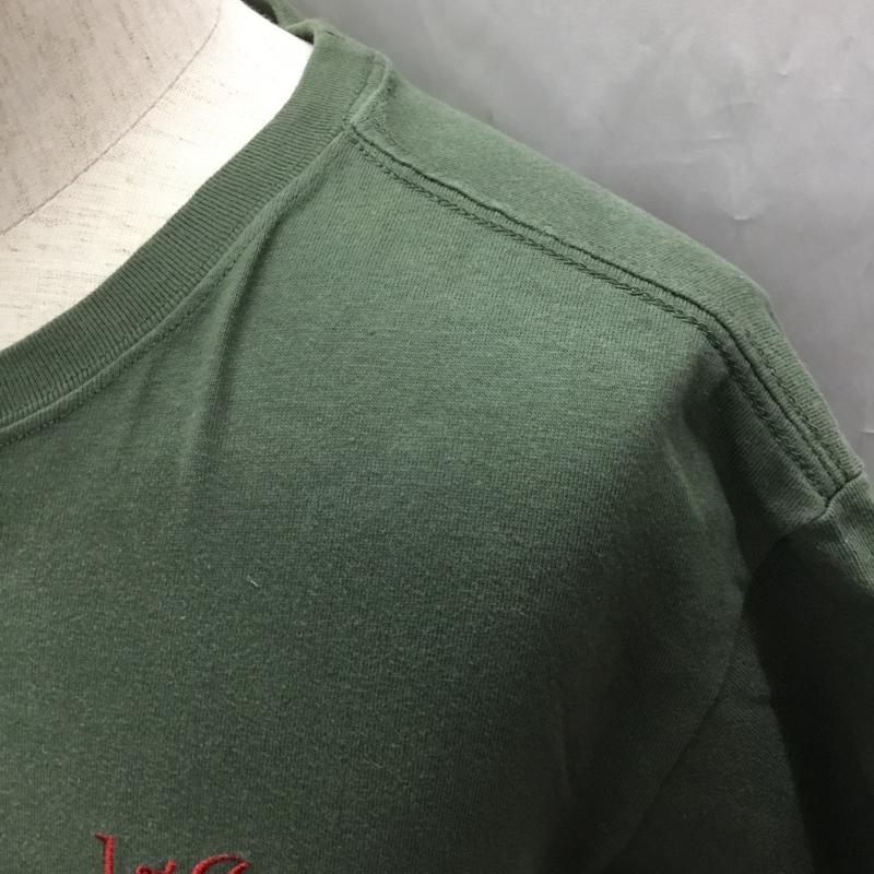 ステュディオ・ダ・ルチザン STUDIO D ARTISAN Tシャツ 半袖 XL 刺繍 緑 / グリーン /  メンズ USED 古着 中古 10108734