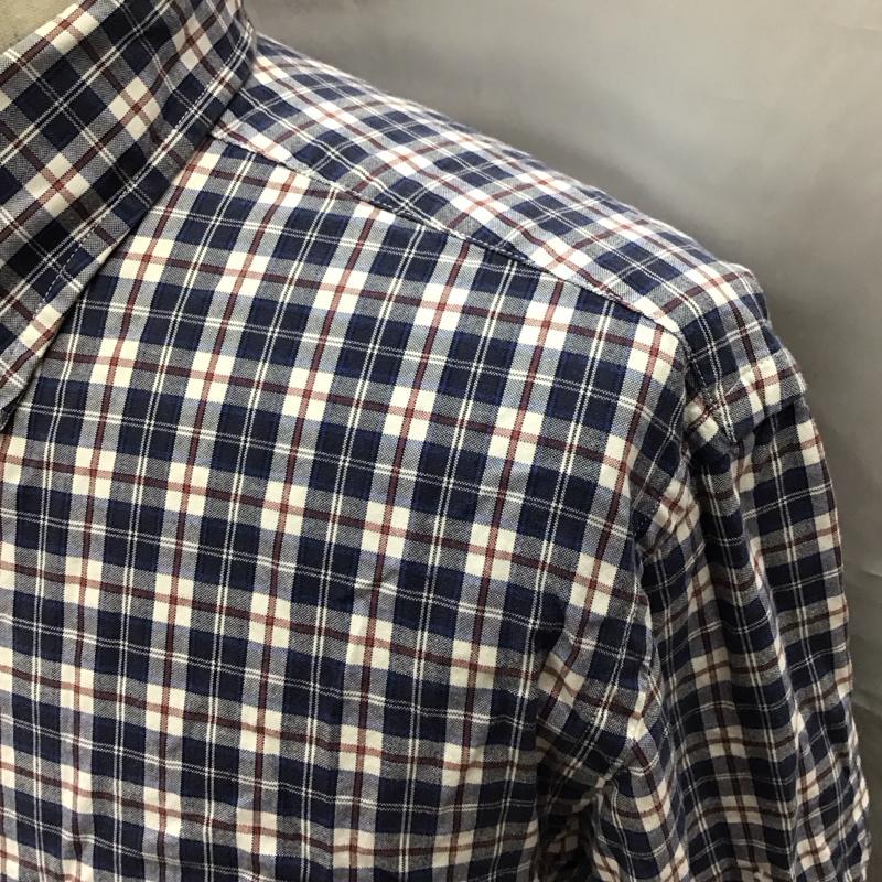 ニューヨーカー NEWYORKER カットソー 長袖 長袖シャツ カラーシャツ ポケットシャツ 長袖カットソー チェックシャツ L チェック マルチカラー / マルチカラー /  メンズ USED 古着 中古 10116277