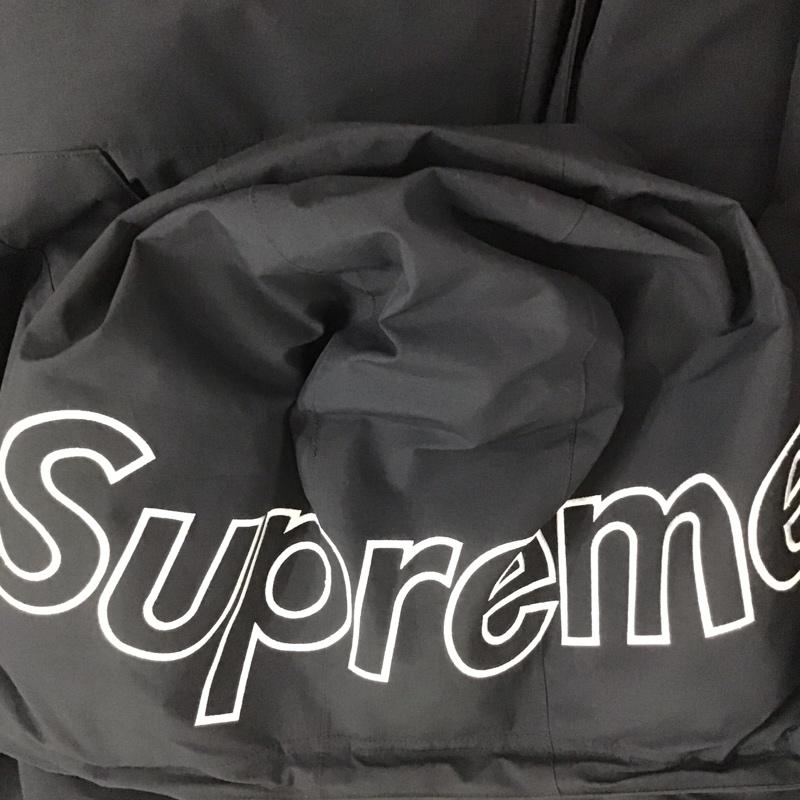 シュプリーム Supreme ジャケット、上着 ダウンジャケット 18AW GORE-TEX 700-Fill Down Parka M ロゴ、文字 黒 / ブラック /  メンズ USED 古着 中古 10138063