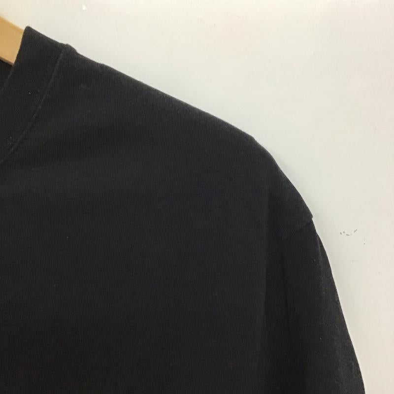 アトランティック スターズ Atlantic STARS Tシャツ 半袖 半袖カットソー プリントTシャツ クルーネックカットソー L ロゴ、文字 黒 / ブラック /  メンズ USED 古着 中古 10140314