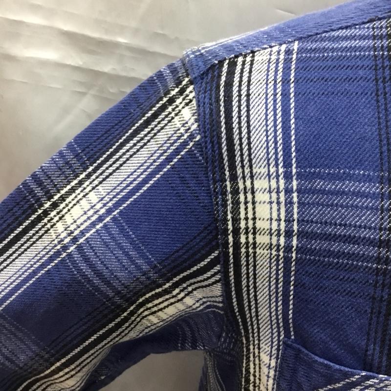 ヒューストン HOUSTON シャツ、ブラウス 長袖 L チェック マルチカラー / マルチカラー /  メンズ USED 古着 中古 10108912