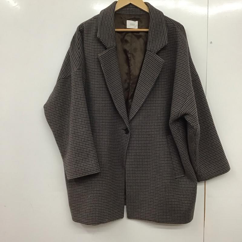 ローリーズファーム LOWRYS FARM ジャケット、上着 ジャケット、ブレザー ロングジャケット アウター ロングコート FREE チェック マルチカラー / マルチカラー /  レディース USED 古着 中古 10145414