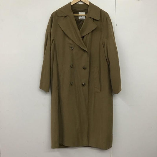ザラ ZARA コート コート一般 0518 053 751 ロングコート 薄手コート M 無地 ベージュ / ベージュ /  レディース USED 古着 中古 10142261
