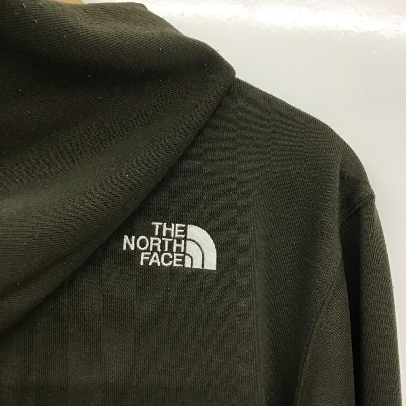 ザノースフェイス THE NORTH FACE パーカー 長袖 nt12230 SQUARELOGOHOODIE スクエアロゴフーディー L ロゴ、文字 カーキ / カーキ /  メンズ USED 古着 中古 10145244