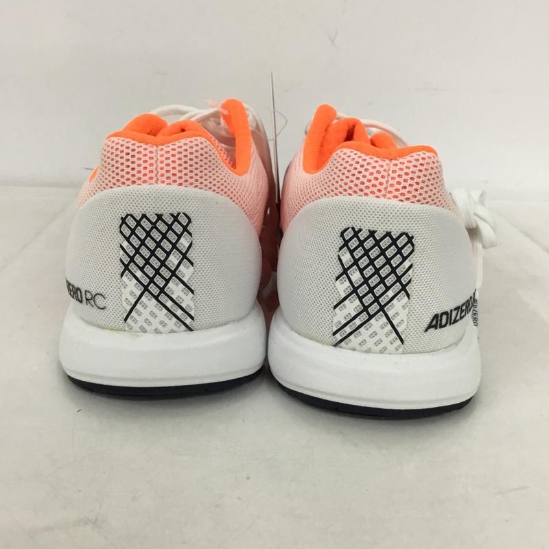 アディダス adidas スニーカー スニーカー F34064 adizero rc ランニングシューズ 23cm 箱有 23.0cm ロゴ、文字 橙 / オレンジ / X 白 / ホワイト / X 黒 / ブラック /  レディース USED 古着 中古 10147907