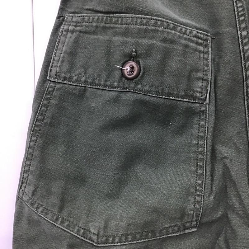 ミリタリー ミリタリー パンツ ワークパンツ、ペインターパンツ ミリタリーパンツ 古着 ワイドパンツ カジュアルパンツ アメリカ軍 ベイカー 60S S 無地 カーキ / カーキ /  メンズ USED 古着 中古 10109936