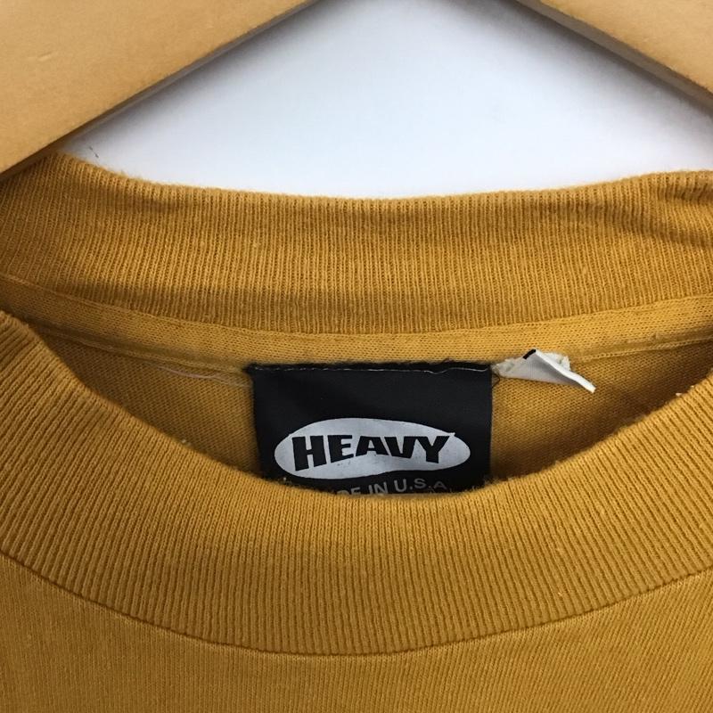 古着 USED Tシャツ 半袖 半袖カットソー プリントTシャツ クルーネックカットソー バンドTシャツ XL ロゴ、文字 マスタード / マスタード /  メンズ USED 古着 中古 10150068