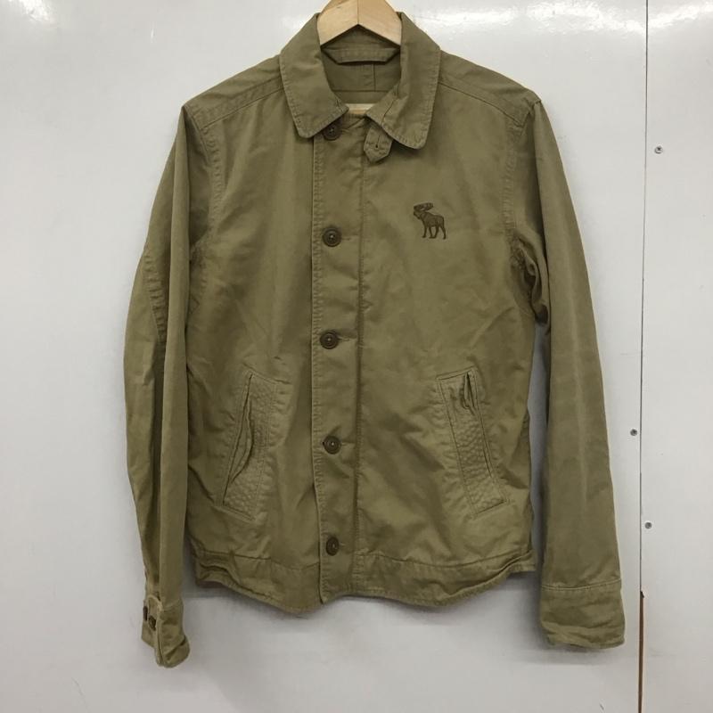 アバクロンビーアンドフィッチ ABERCROMBIE&FITCH ジャケット、上着 ジャケット、ブレザー カジュアルジャケット アウター カラージャケット XL ロゴ、文字 ベージュ / ベージュ /  メンズ USED 古着 中古 10139048