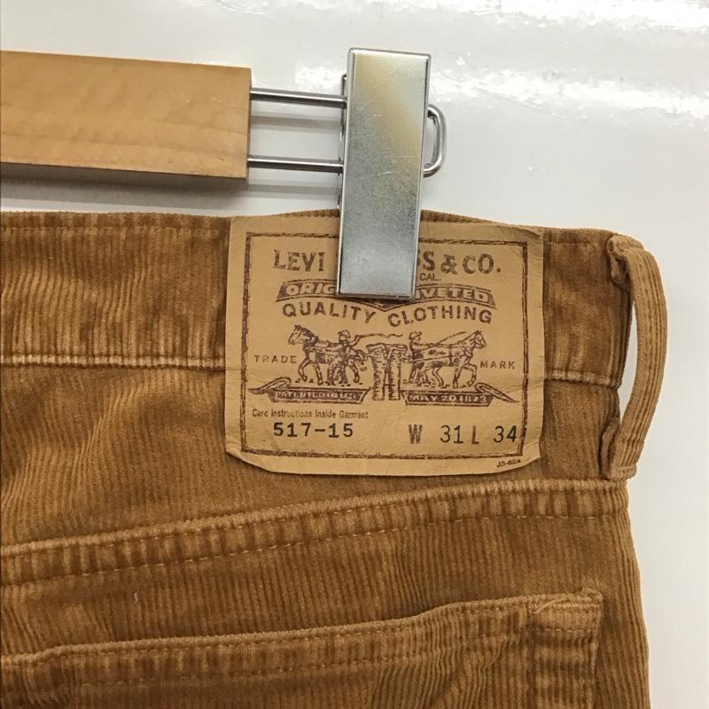 リーバイストラウスアンドコー Levi Strauss & co. パンツ デニム、ジーンズ コーデュロイパンツ スリムパンツ ストレッチパンツ 31インチ 無地 茶 / ブラウン /  メンズ USED 古着 中古 10143864