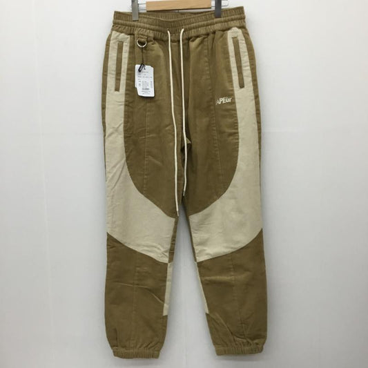 サプール SAPEur パンツ ワークパンツ、ペインターパンツ A0023-487 CORDUROY PANTS XL ロゴ、文字 茶 / ブラウン / X ベージュ / ベージュ /  メンズ USED 古着 中古 10143955