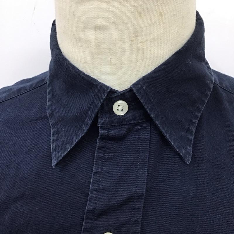 ポロスポーツラルフローレン POLOSPORT シャツ、ブラウス 長袖 長袖シャツ カラーシャツ 長袖カットソー S ロゴ、文字 紺 / ネイビー /  メンズ USED 古着 中古 10112492