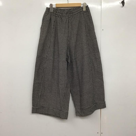 ニコアンド niko and... パンツ ワークパンツ、ペインターパンツ ワイドパンツ カジュアルパンツ ワークパンツ 3 総柄 白 / ホワイト / X 黒 / ブラック /  レディース USED 古着 中古 10143785