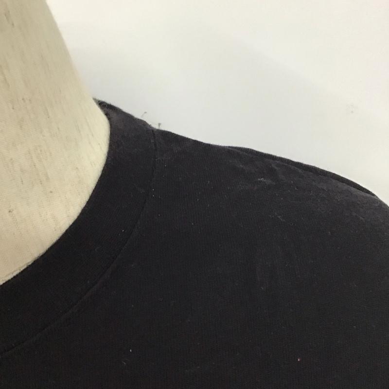 ザノースフェイス THE NORTH FACE カットソー 長袖 nt82034 長袖Tシャツ プリントTシャツ クルーネック M ロゴ、文字 黒 / ブラック /  メンズ USED 古着 中古 10124879