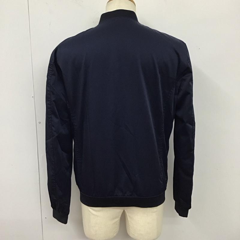 ザラ ZARA ジャケット、上着 ジャンパー、ブルゾン L 無地 紺 / ネイビー /  メンズ USED 古着 中古 10119757