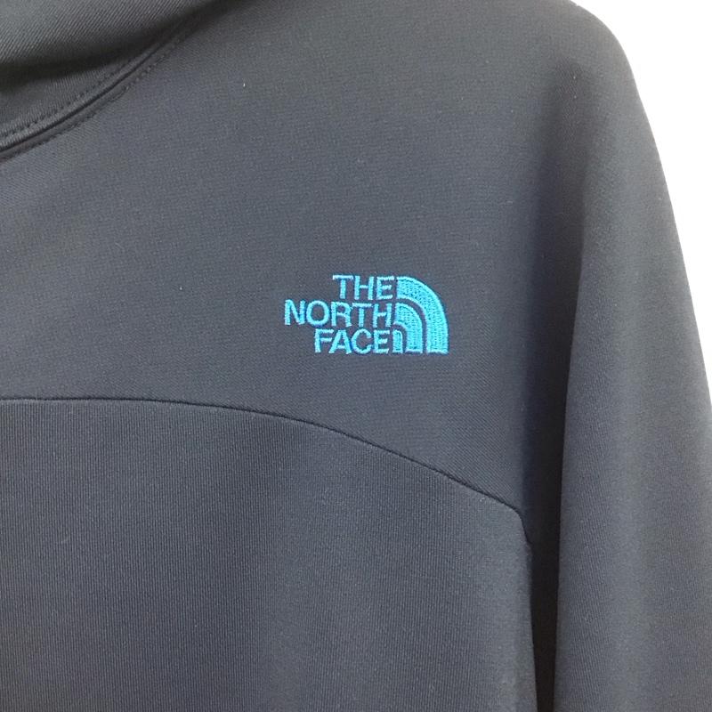 ザノースフェイス THE NORTH FACE パーカー 長袖 nt61509 MomentumHoodieJKT ジップアップパーカー XL ロゴ、文字 紺 / ネイビー /  メンズ USED 古着 中古 10131555