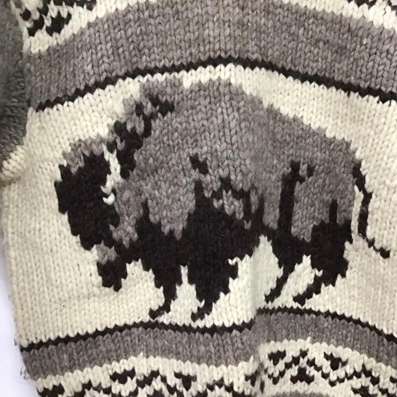 カウチンインディアン COWICHAN INDIAN ジャケット、上着 ジャンパー、ブルゾン ジップアップジャケット ニットジャケット アウター プリント マルチカラー / マルチカラー /  メンズ USED 古着 中古 10145685