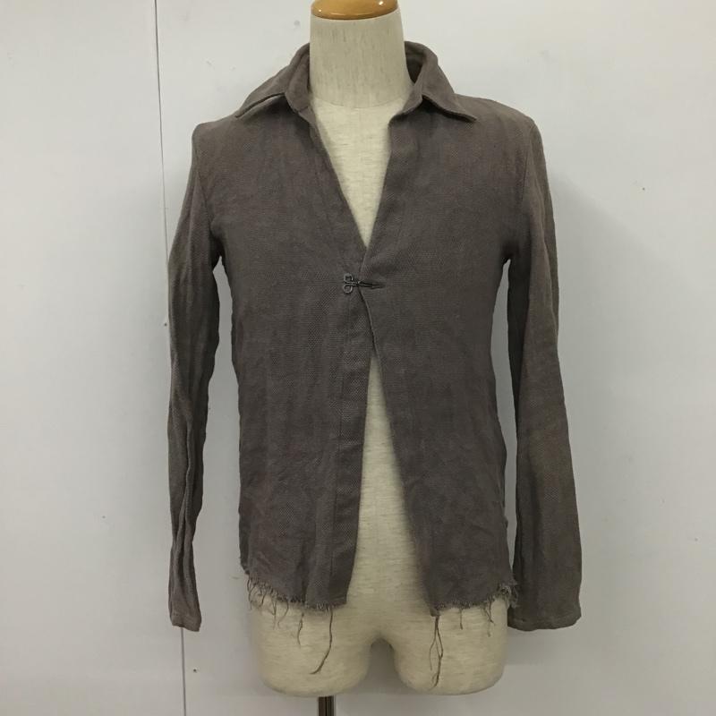 アタッチメント ATTACHMENT シャツ、ブラウス 長袖 リネンシャツ 1 無地 ベージュ / ベージュ /  メンズ USED 古着 中古 10105748