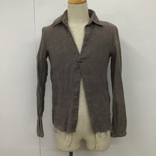 アタッチメント ATTACHMENT シャツ、ブラウス 長袖 リネンシャツ 1 無地 ベージュ / ベージュ /  メンズ USED 古着 中古 10105748