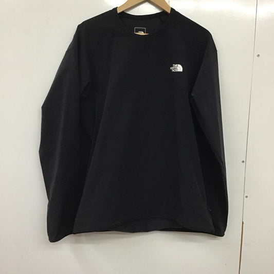 ザノースフェイス THE NORTH FACE トップス トップス NP72382 エイペックスフレックスクルー APEX Flex Crew L ロゴ、文字 X プリント 黒 / ブラック /  メンズ USED 古着 中古 10136892