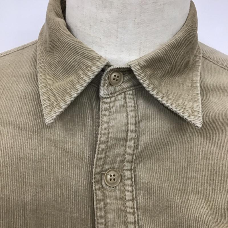 リーバイスレッドタブ Levi s RED TAB シャツ、ブラウス 長袖 長袖シャツ コーデュロイシャツ カジュアルシャツ M 無地 ベージュ / ベージュ /  メンズ USED 古着 中古 10125005