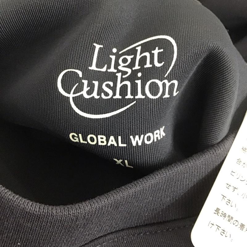 グローバルワーク GLOBAL WORK トレーナー 長袖 長袖トレーナー スウェット クルーネック プルオーバー XL ロゴ、文字 灰 / グレー /  メンズ USED 古着 中古 10132746