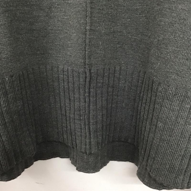 ミラオーウェン Mila Owen ニット、セーター 長袖 09WN0224067 0 無地 灰 / グレー /  レディース USED 古着 中古 10139853