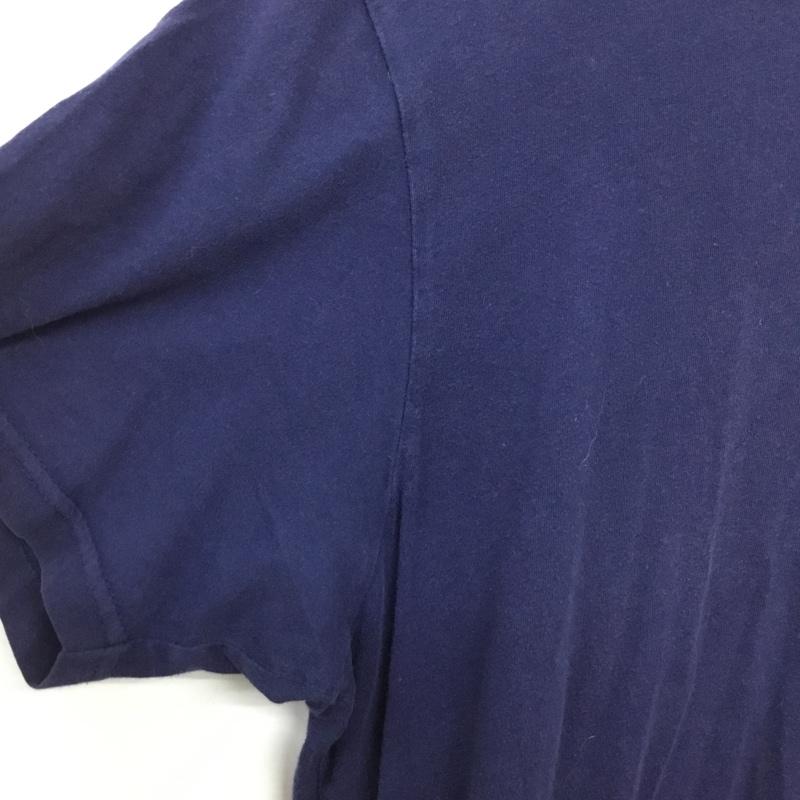 パタゴニア patagonia Tシャツ 半袖 半袖カットソー プリントTシャツ クルーネックカットソー L プリント 紺 / ネイビー /  メンズ USED 古着 中古 10150878