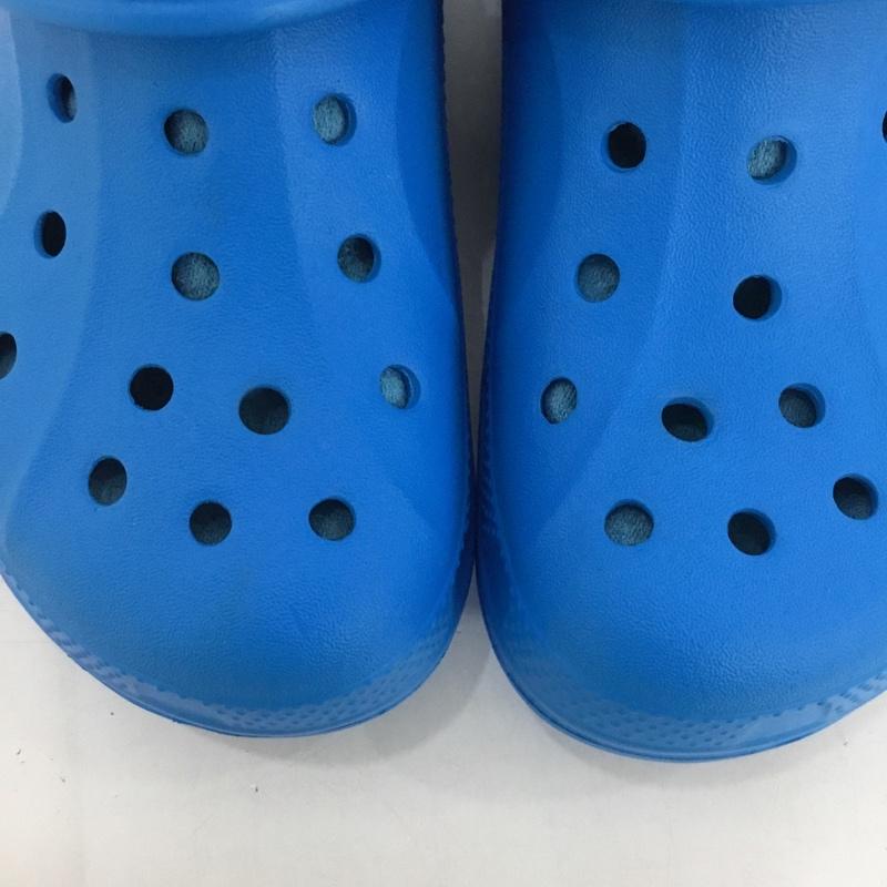 クロックス crocs シューズ シューズ relen lined clog k 18.5cm 18.5cm 無地 青 / ブルー /  ボーイズ USED 古着 中古 10125075