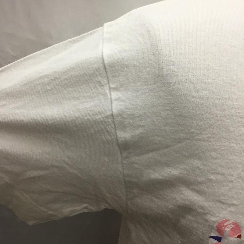 アベイシングエイプ A BATHING APE Tシャツ 半袖 CAMOUCOLLAGE 迷彩 M ロゴ、文字 白 / ホワイト /  メンズ USED 古着 中古 10115697