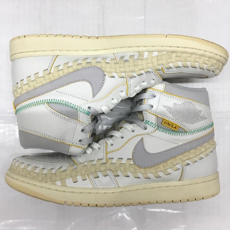 ナイキ NIKE スニーカー スニーカー FD2565-100 AIR JORDAN 1 RETRO HIGH OG SP 28cm 箱有 UNION BEPHIES BEAUTY SUPPLY 28.0cm ロゴ、文字 白 / ホワイト / X 灰 / グレー / X 橙 / オレンジ /  メンズ USED 古着 中古 10112503