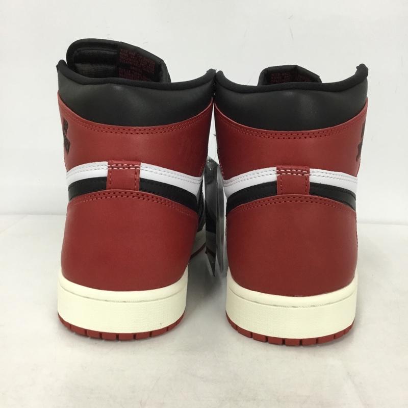 ナイキ NIKE スニーカー スニーカー DZ5485-106 AIR JORDAN 1 RETRO HIGH OG 28.5cm 箱有 28.5cm ロゴ、文字 白 / ホワイト / X 黒 / ブラック / X 赤 / レッド /  メンズ USED 古着 中古 10145769