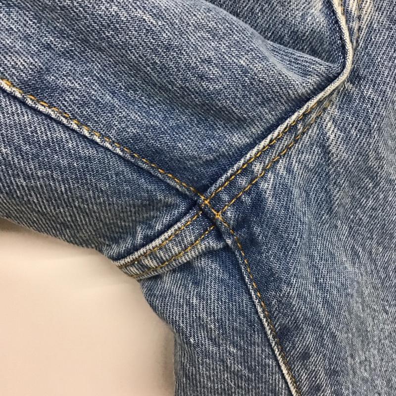 ステューシー STUSSY パンツ デニム、ジーンズ sslinkbigoljean ssリンク デニムジーンズ ワイドパンツ 28インチ プリント インディゴ / インディゴ /  メンズ USED 古着 中古 10119124