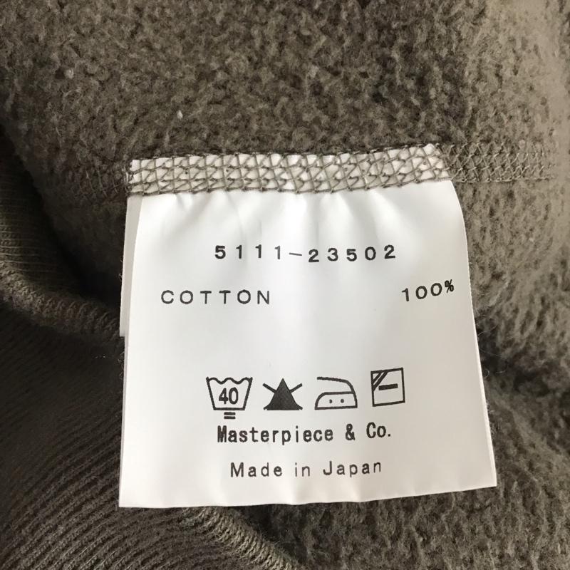 サイベーシックス SCYE BASICS トレーナー 長袖 5111-23502 ロゴワッペン 長袖スウェット トレーナー 40 ロゴ、文字 カーキ / カーキ /  メンズ USED 古着 中古 10111639