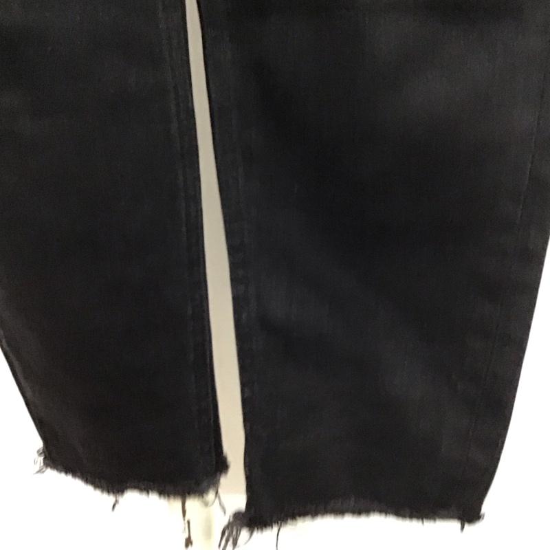 ザラ ZARA パンツ デニム、ジーンズ デニムパンツ スリムパンツ ストレッチパンツ ジーンズ 38 無地 黒 / ブラック /  レディース USED 古着 中古 10117862