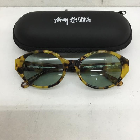 ステューシー STUSSY めがね・サングラス サングラス PEEN STUSSY ロゴ、文字 茶 / ブラウン / X 黄 / イエロー /  メンズ USED 古着 中古 10129021