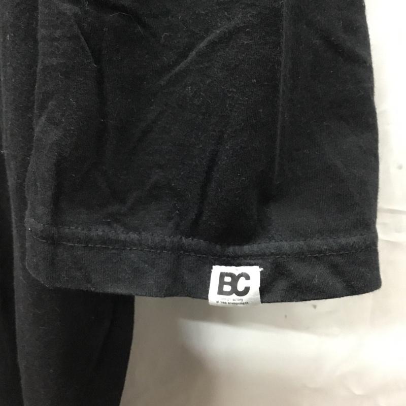 ベースコントロール BASECONTROL Tシャツ 半袖 XL 無地 黒 / ブラック /  メンズ USED 古着 中古 10110590